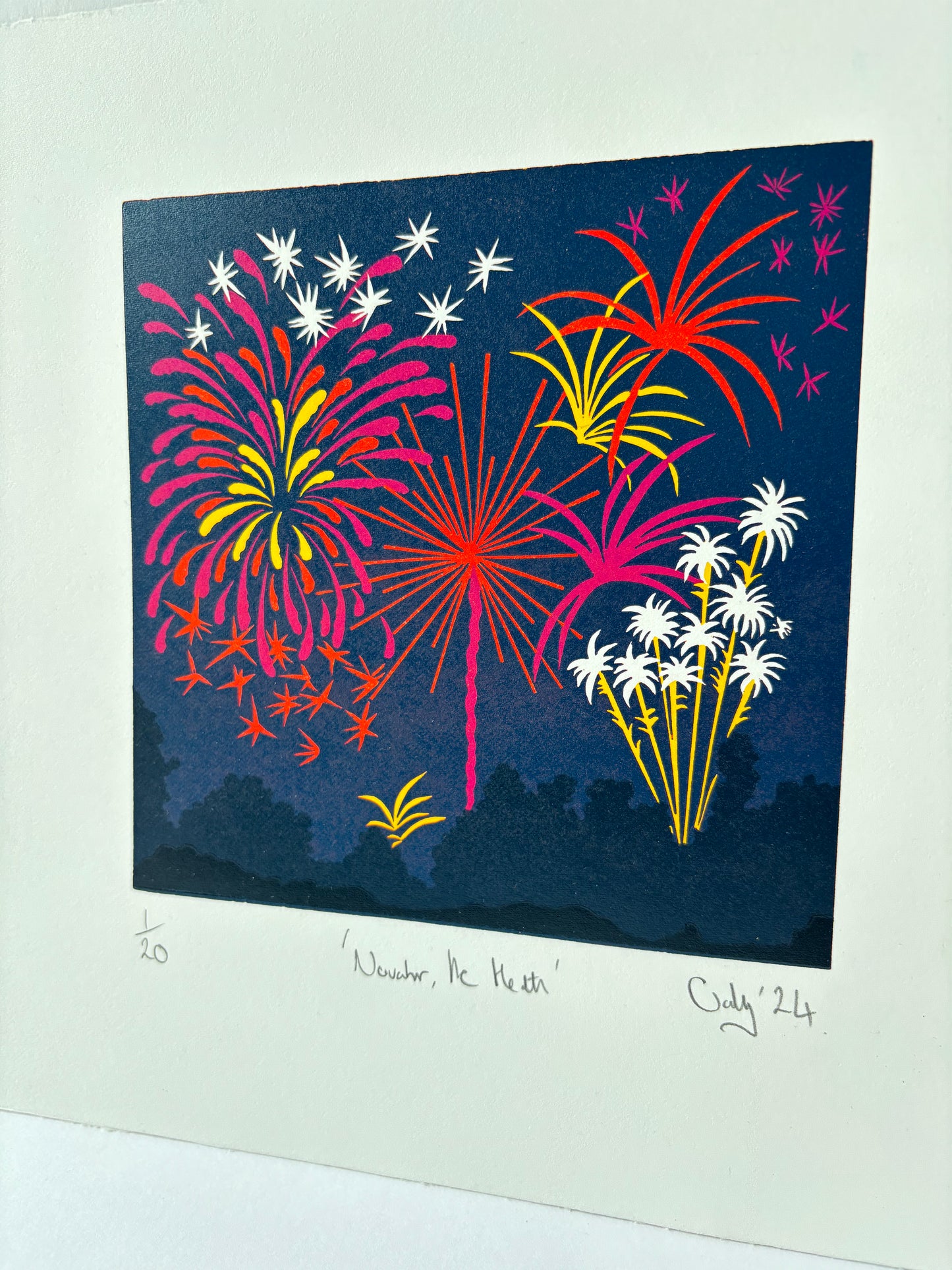 November, the Heath limited edition linoprint.