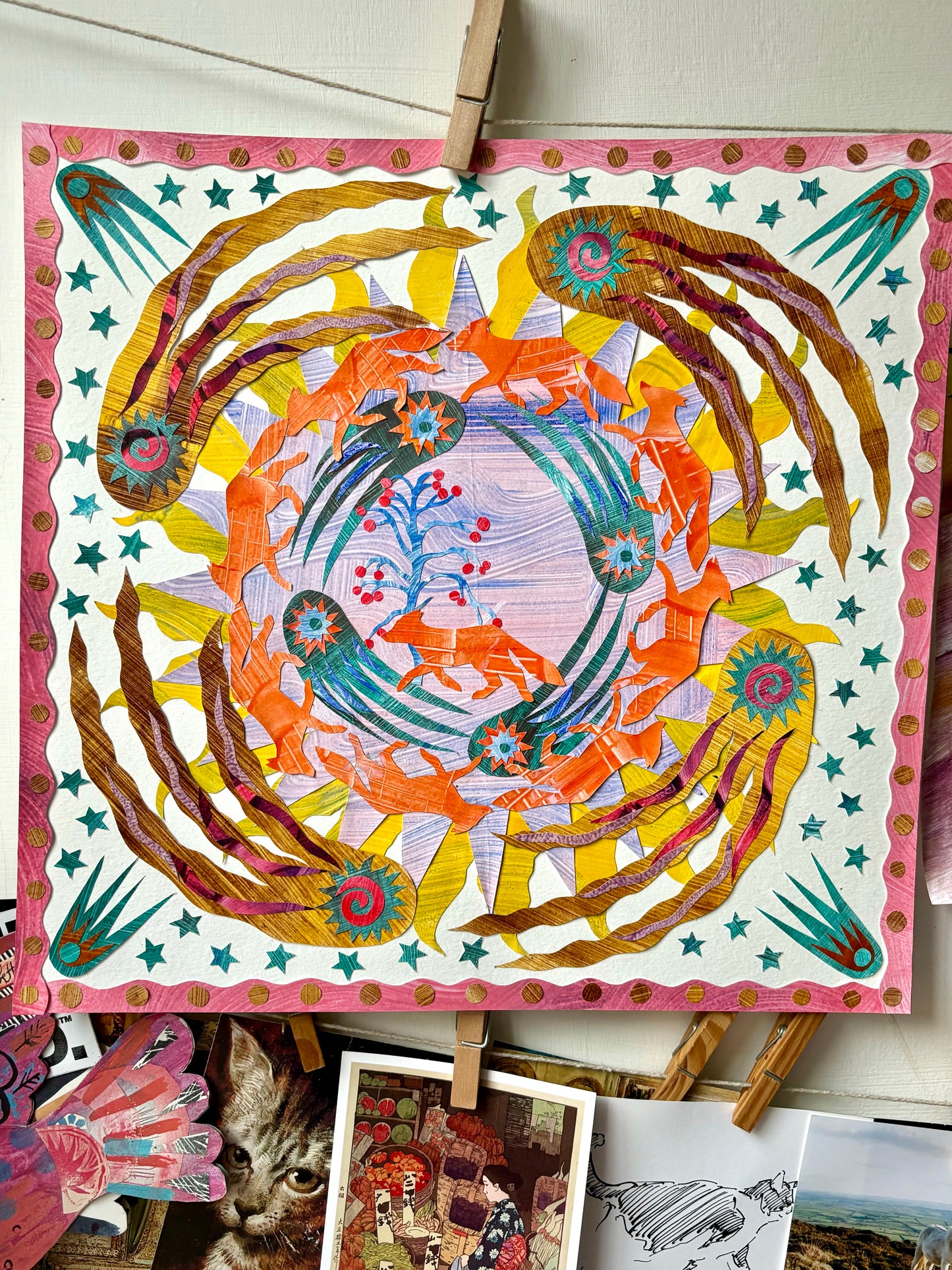 The Song of Foxes and Comets Giclee Print
