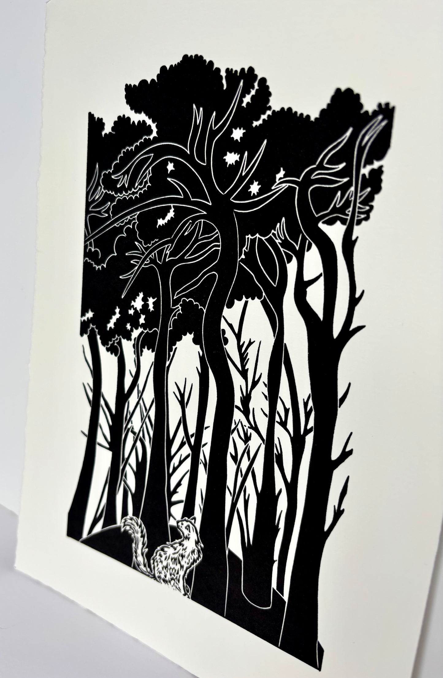 Queen of the Tumulus limited edition linoprint