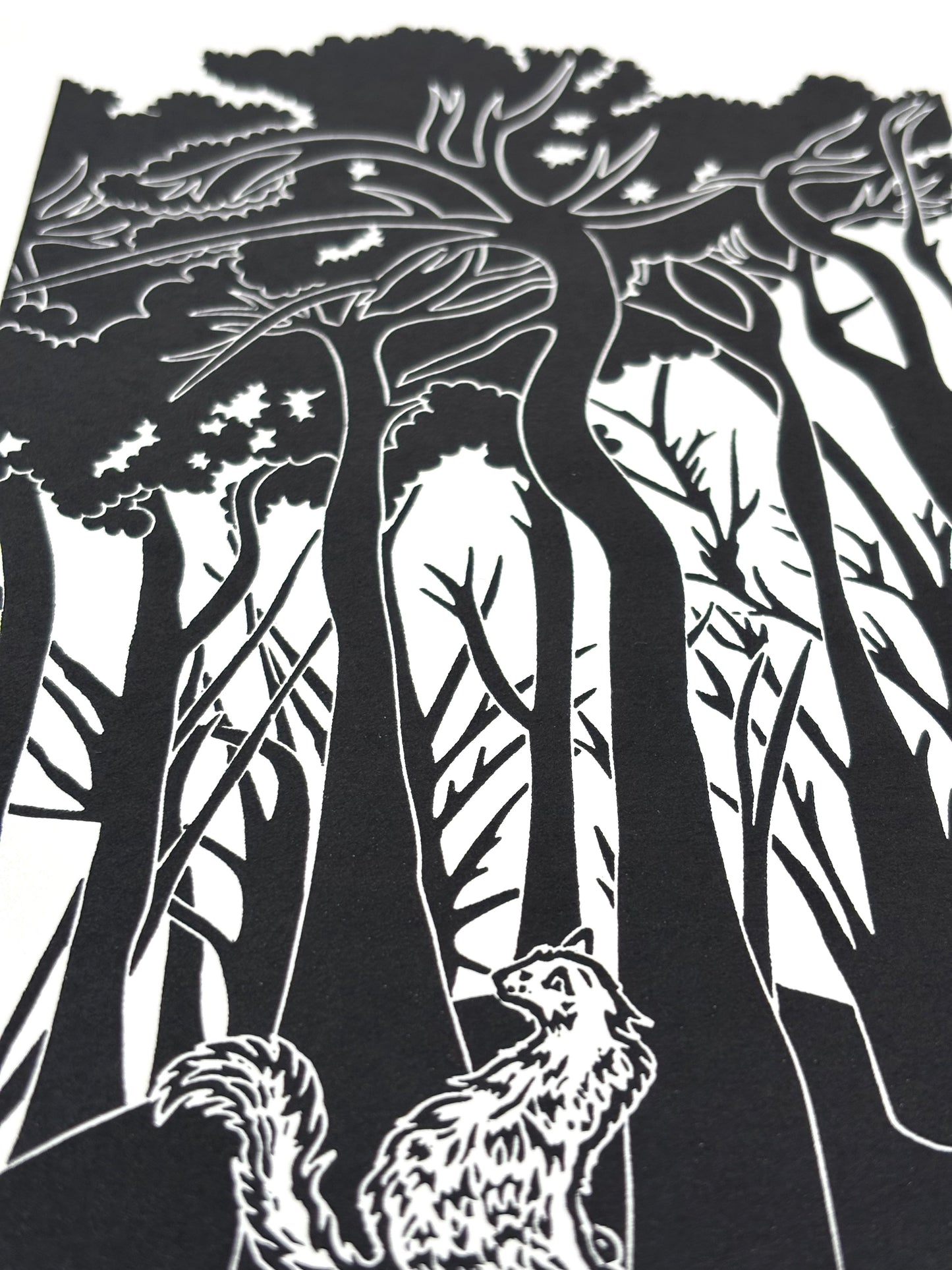 Queen of the Tumulus limited edition linoprint