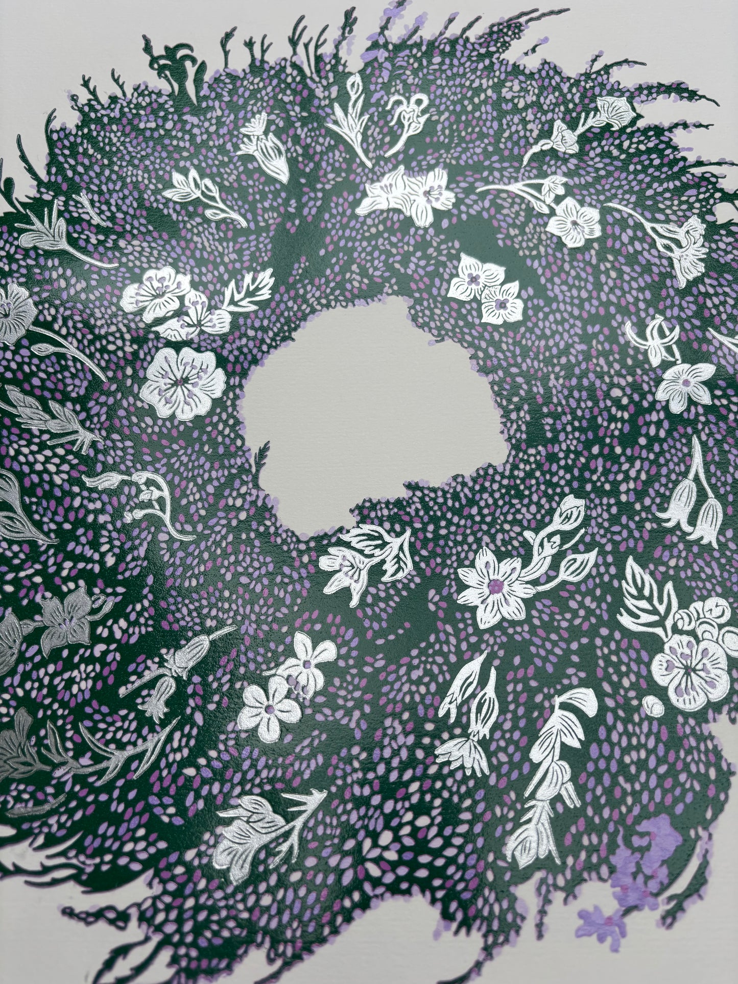 Heathen limited edition linoprint