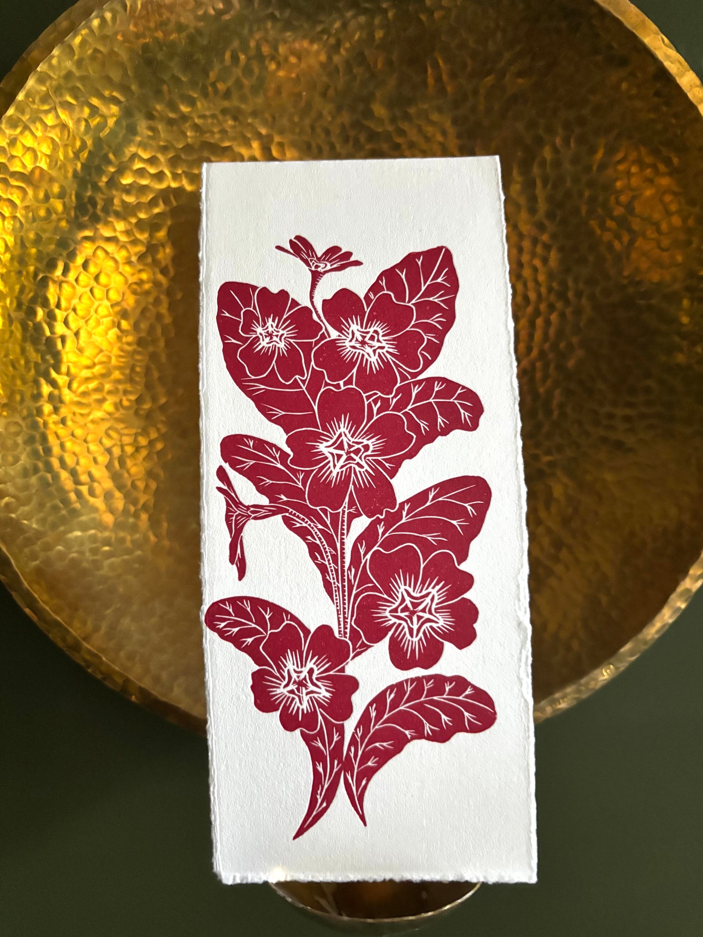 Mini sample linoprint-primrose 4
