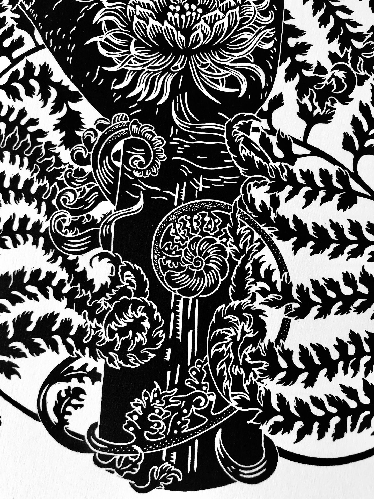 Cereus limited edition linoprint