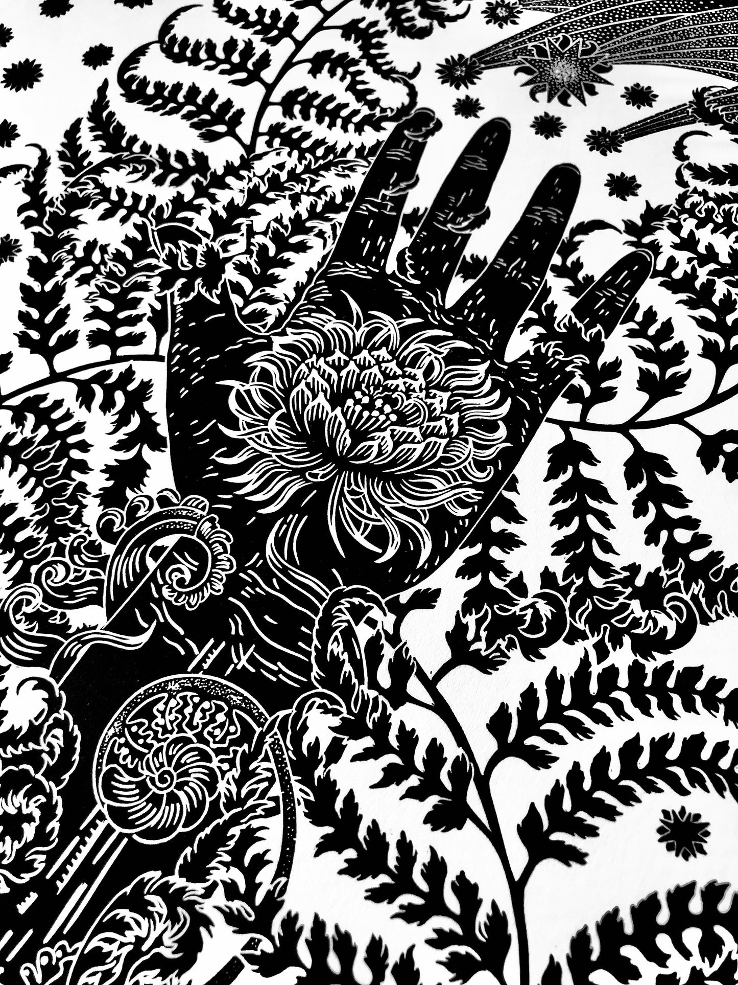 Cereus limited edition linoprint