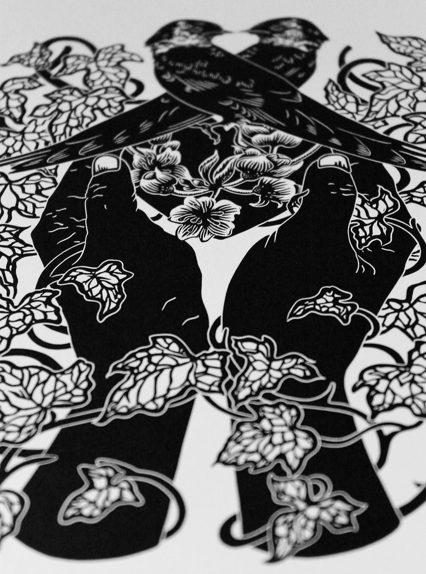 Cara M'anama limited edition linoprint