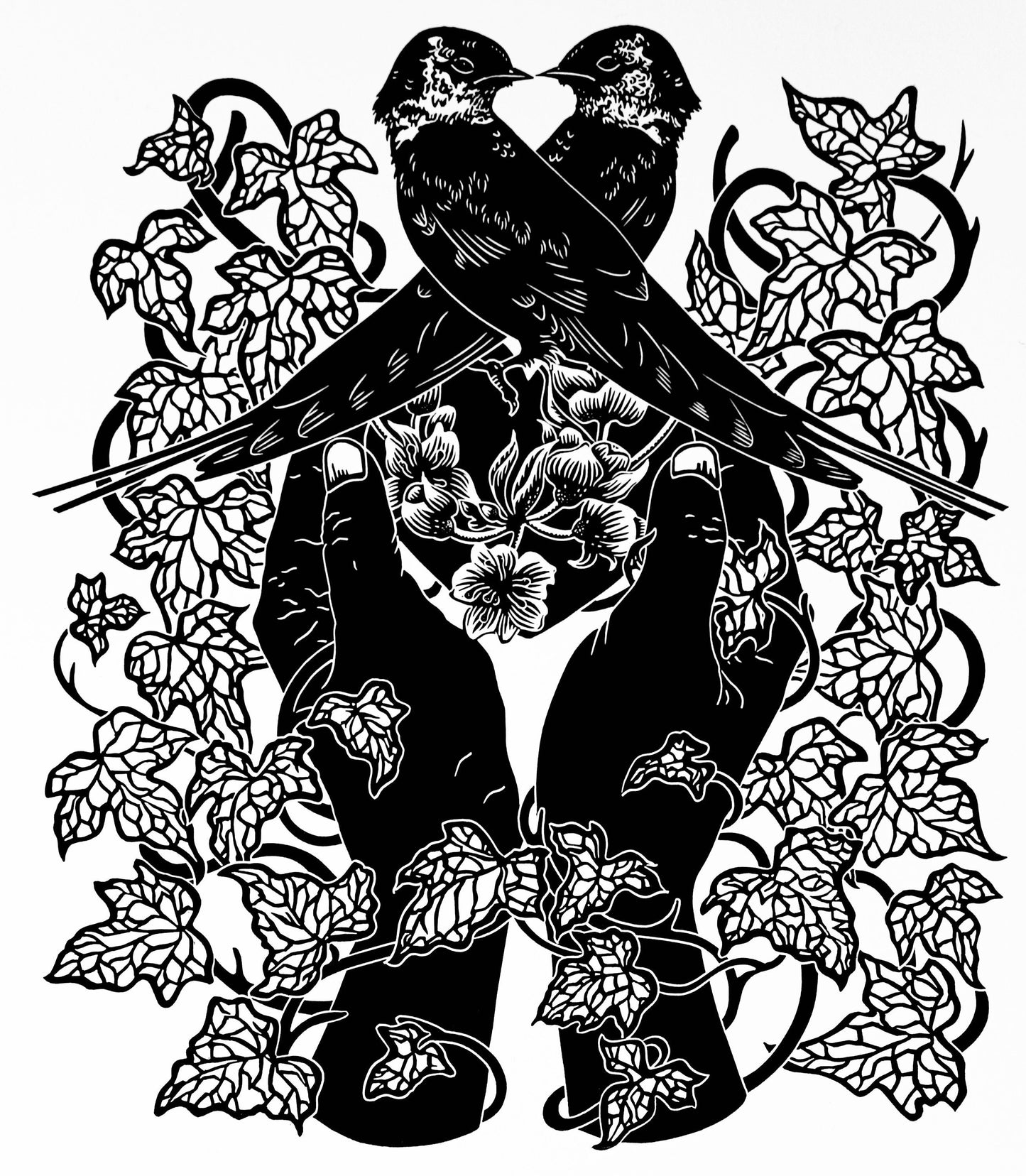 Cara M'anama limited edition linoprint