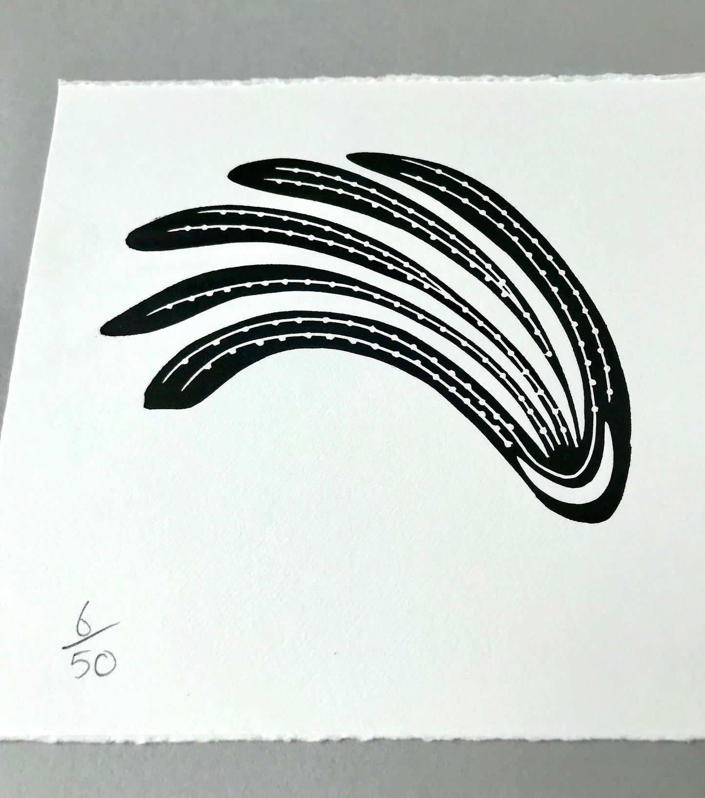 Sky Nymphs limited edition linoprint