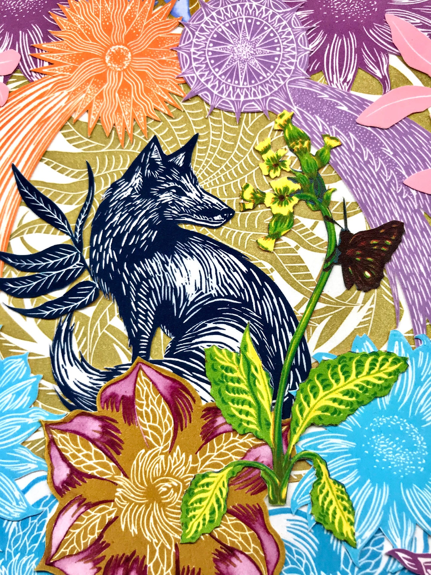 Litha Original Print Collage
