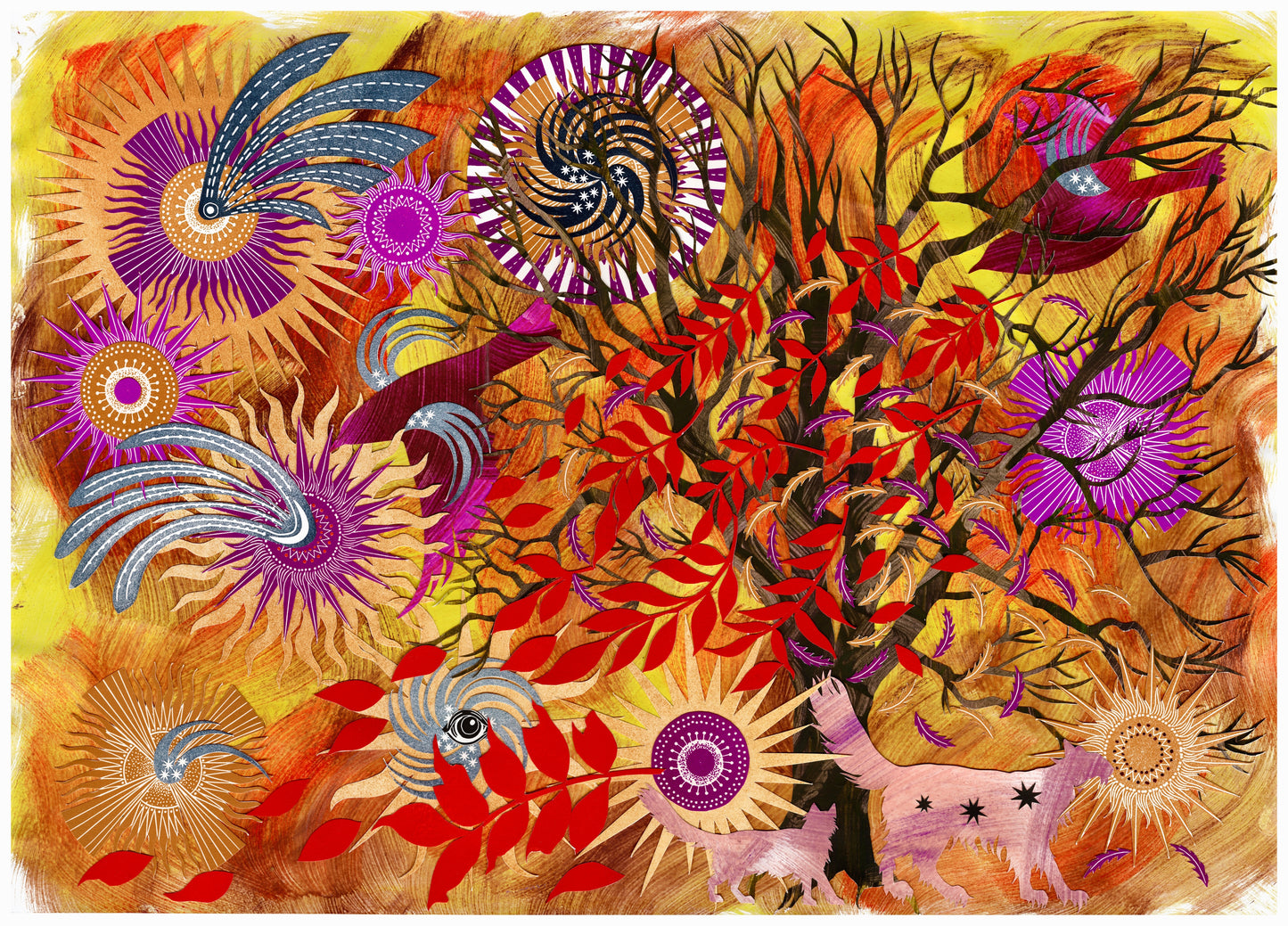Autumn Chorus large Giclee Print