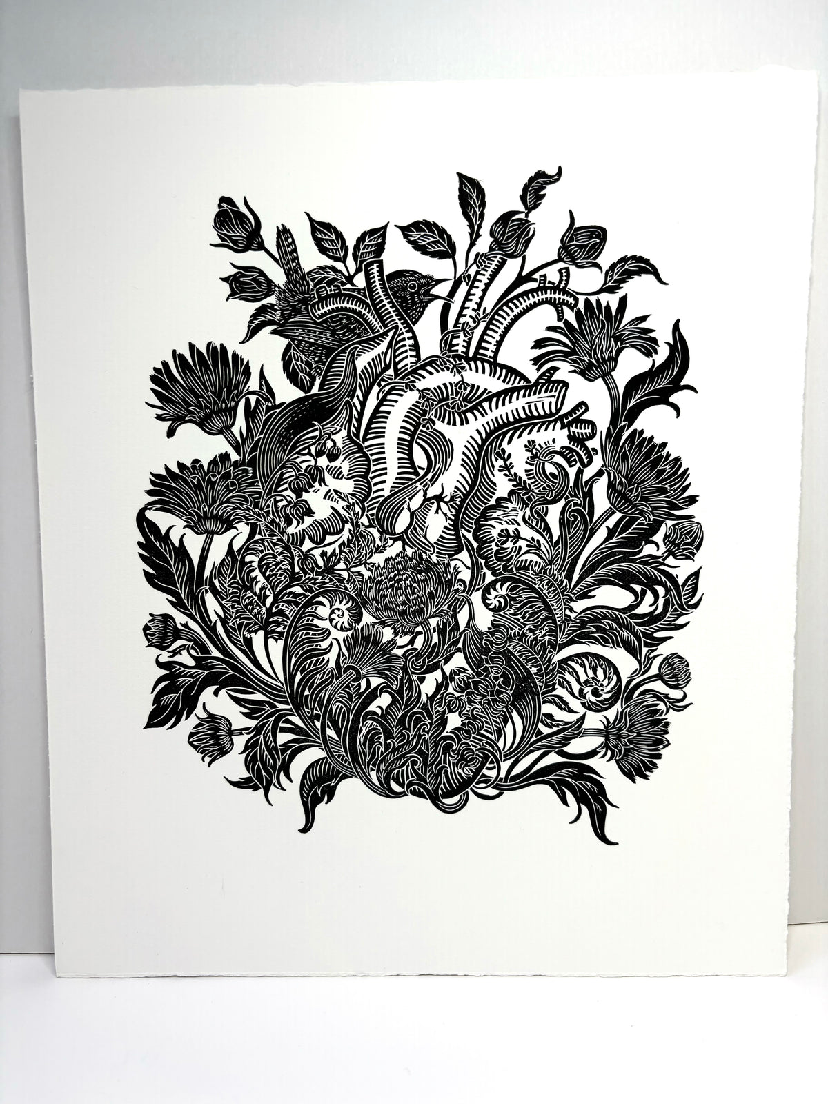Super Seconds Festival listing: Song of Summer linoprint
