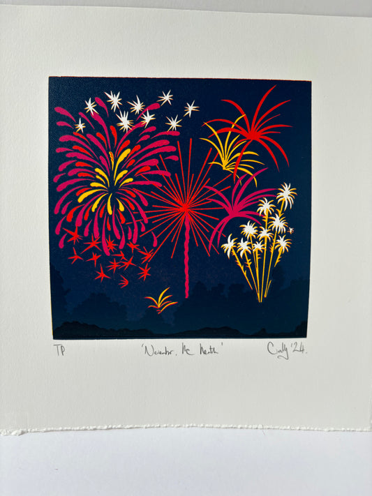 Super Seconds Festival listing: November, the Heath limited edition linoprint