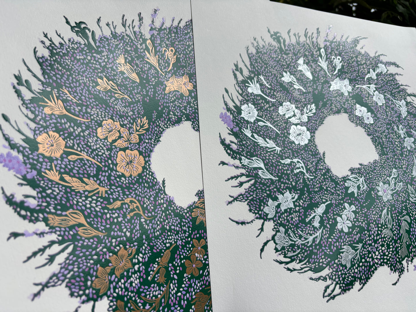 Heathen limited edition linoprint