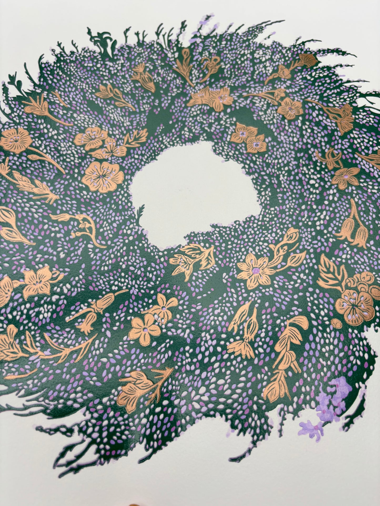 Heathen limited edition linoprint
