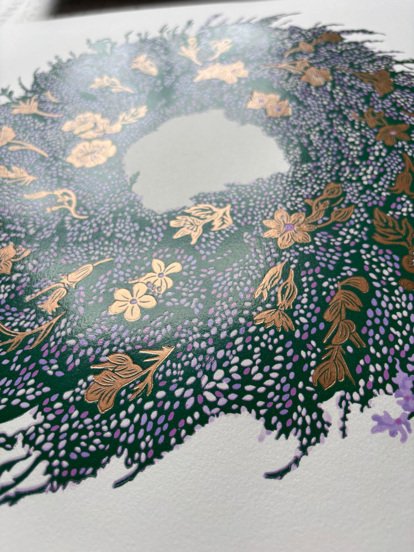 Heathen limited edition linoprint