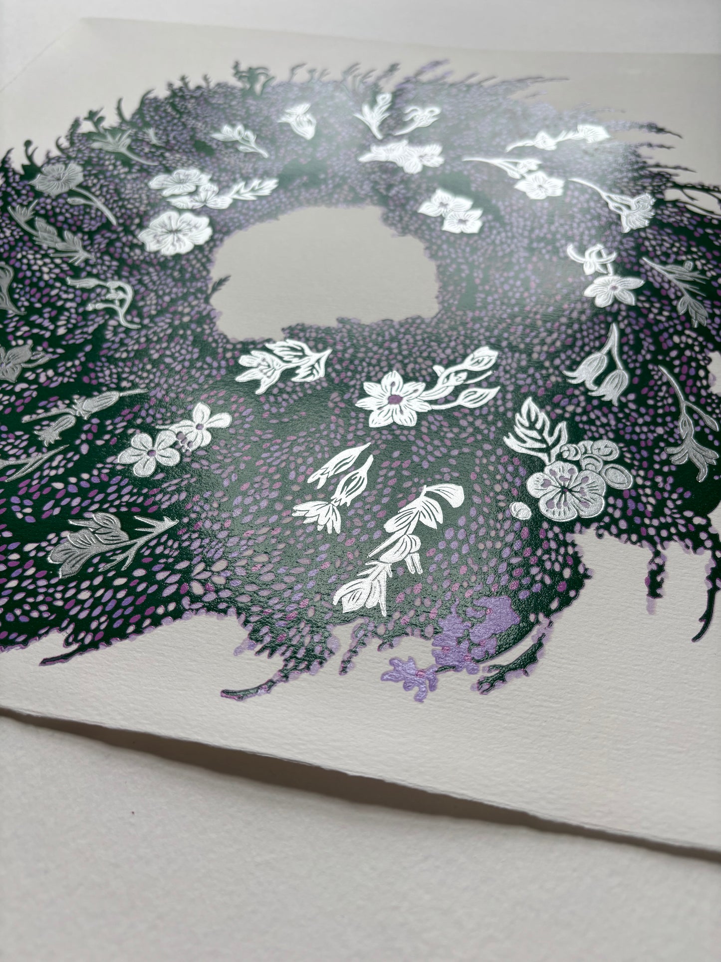Heathen limited edition linoprint