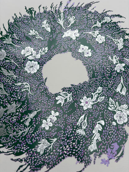 Heathen limited edition linoprint