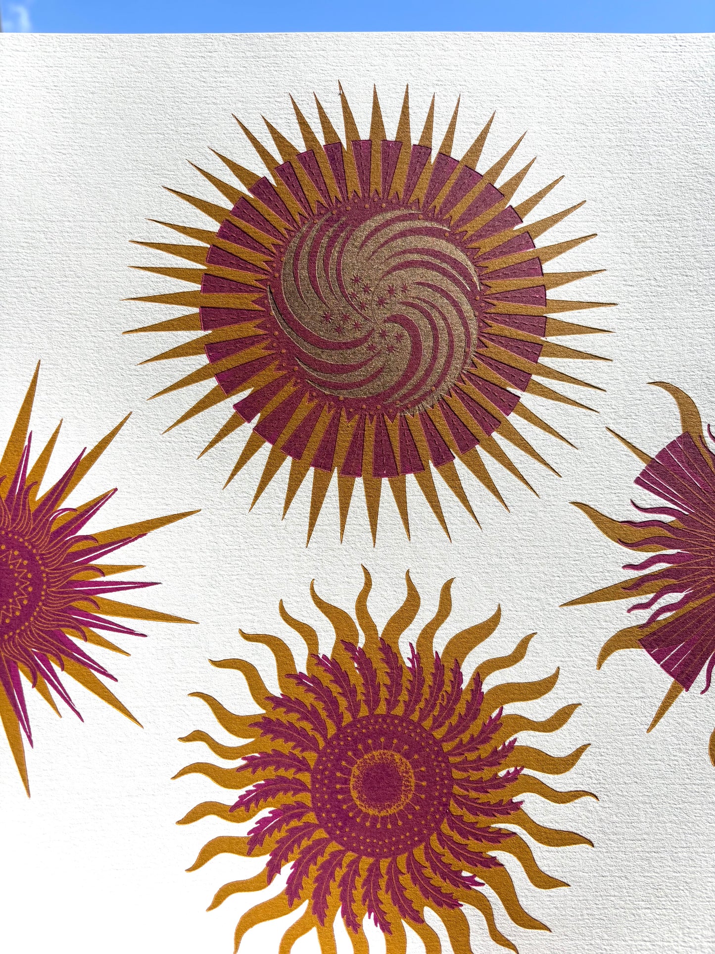 Hesperus limited edition linoprint