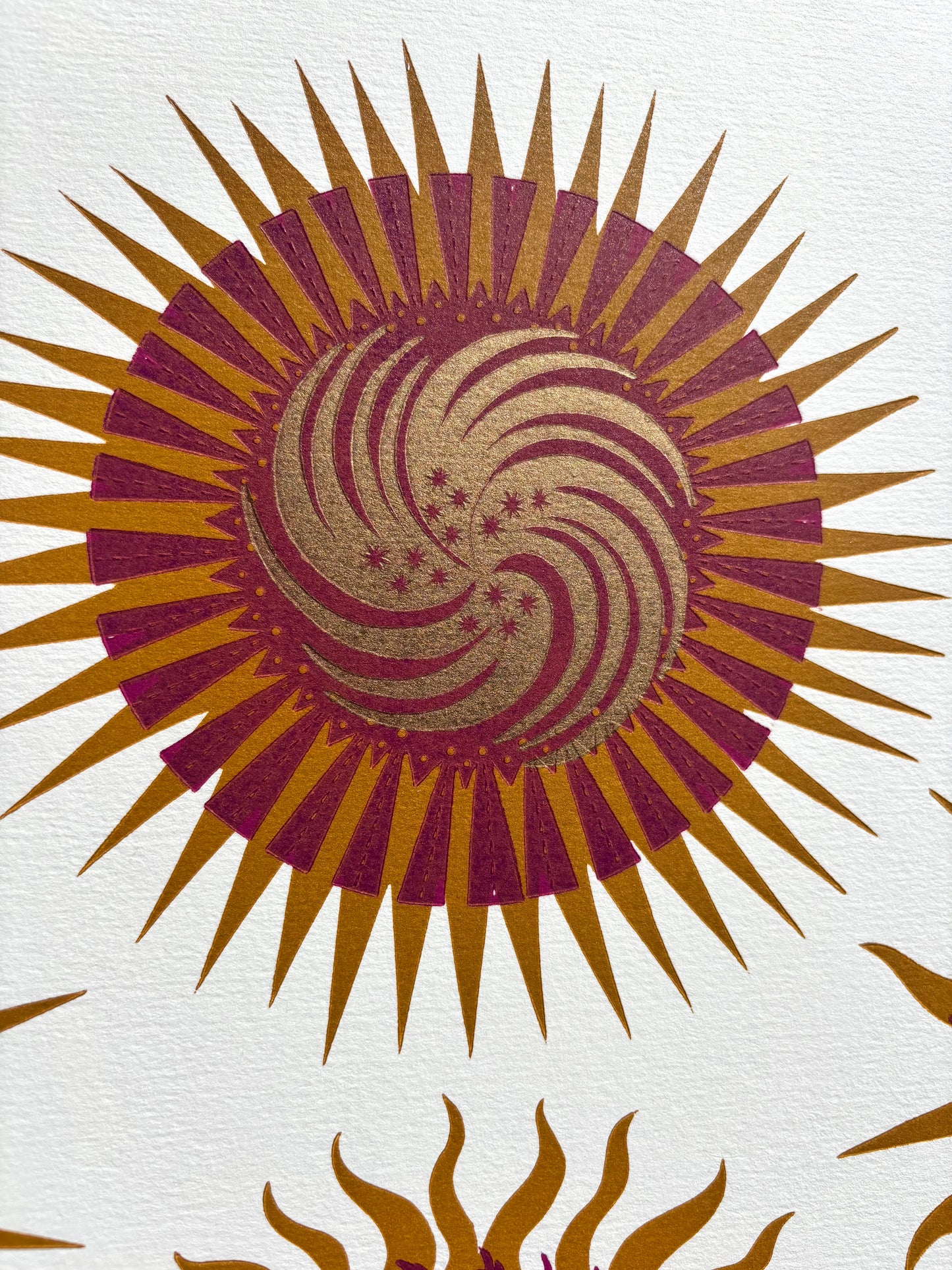 Hesperus limited edition linoprint