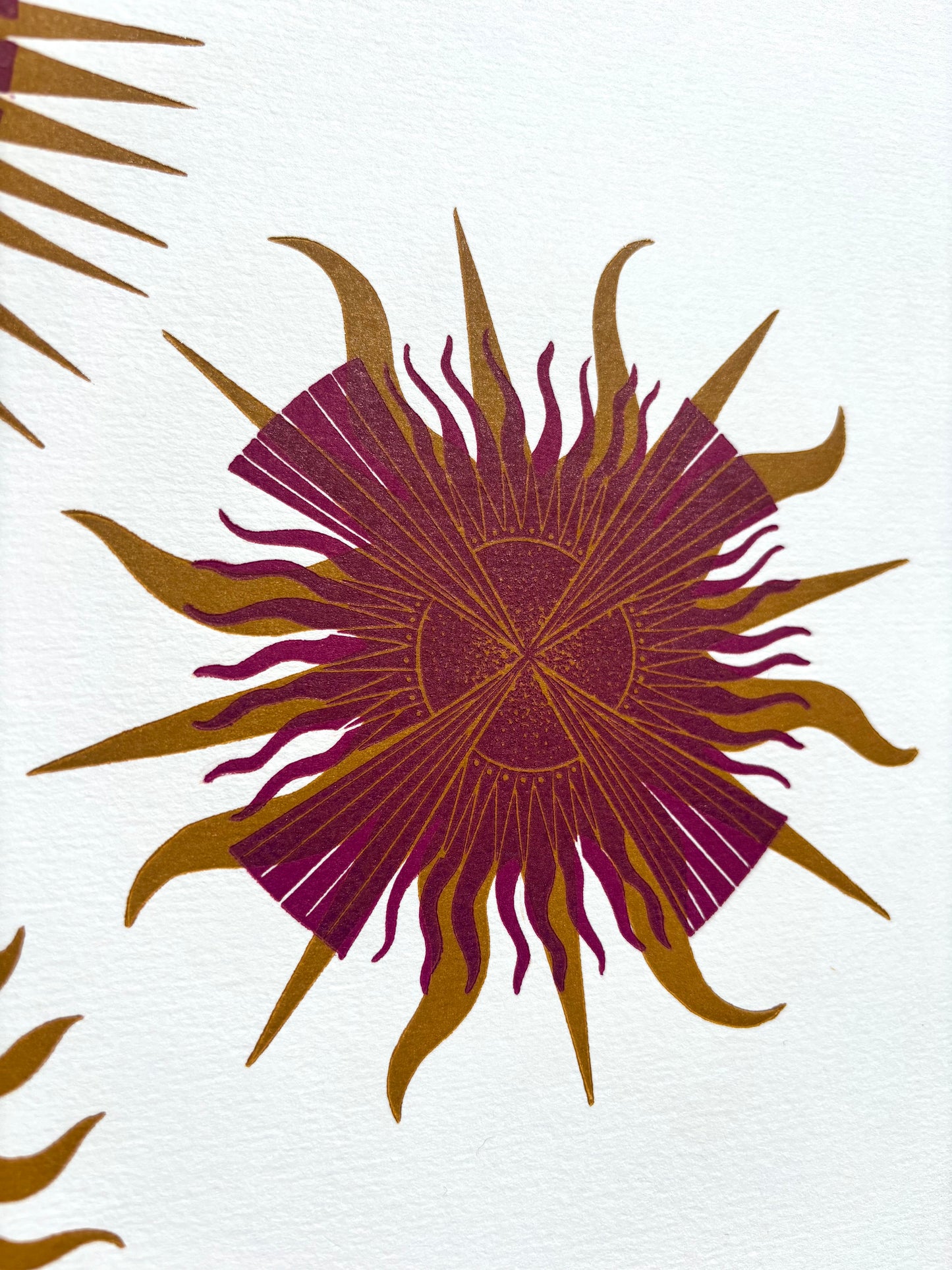 Hesperus limited edition linoprint