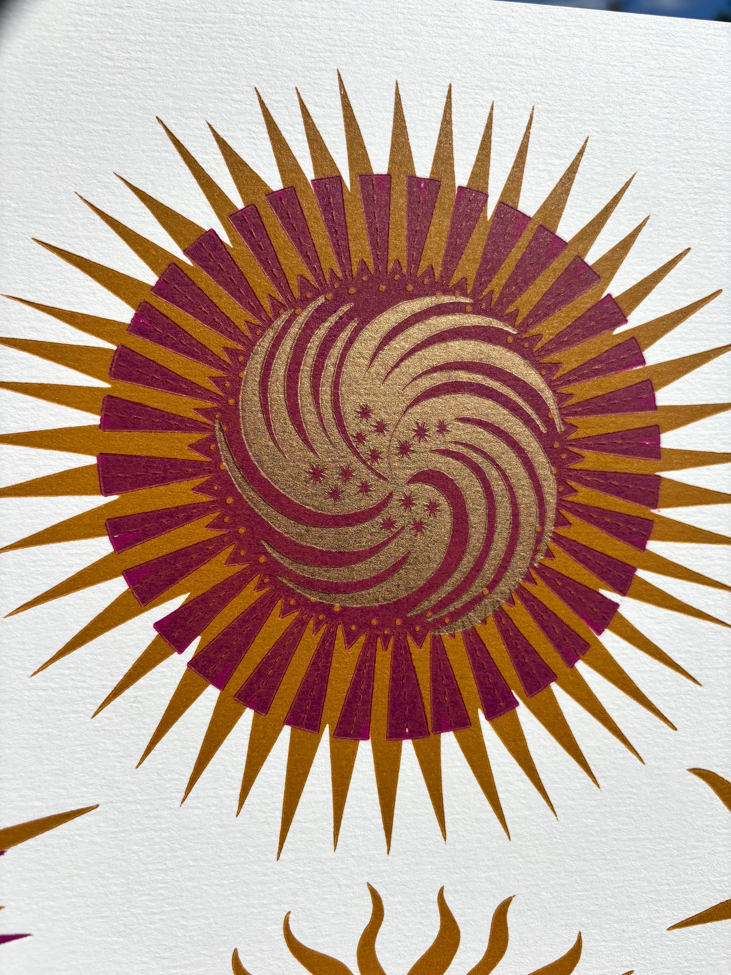 Hesperus limited edition linoprint