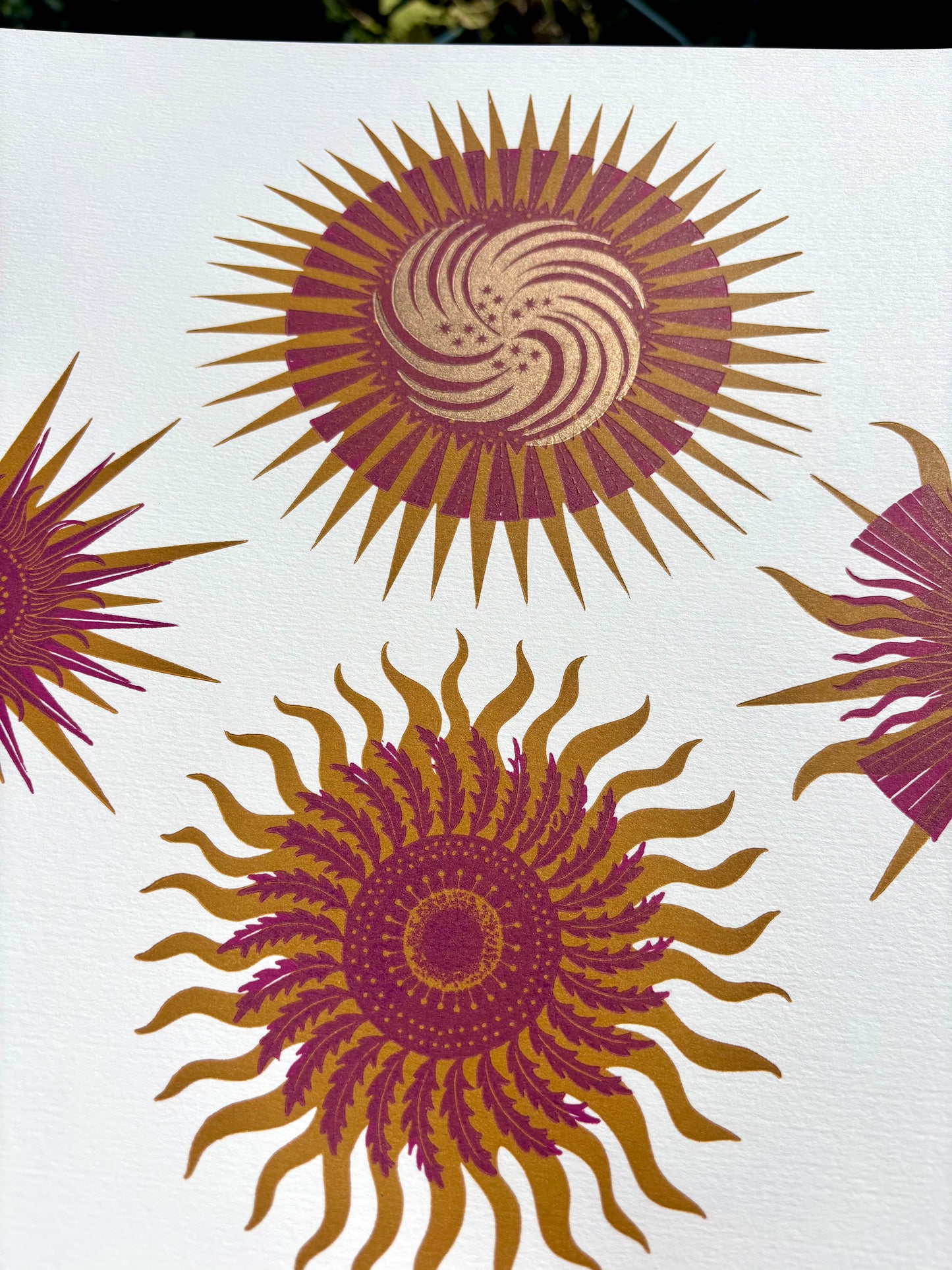 Hesperus limited edition linoprint