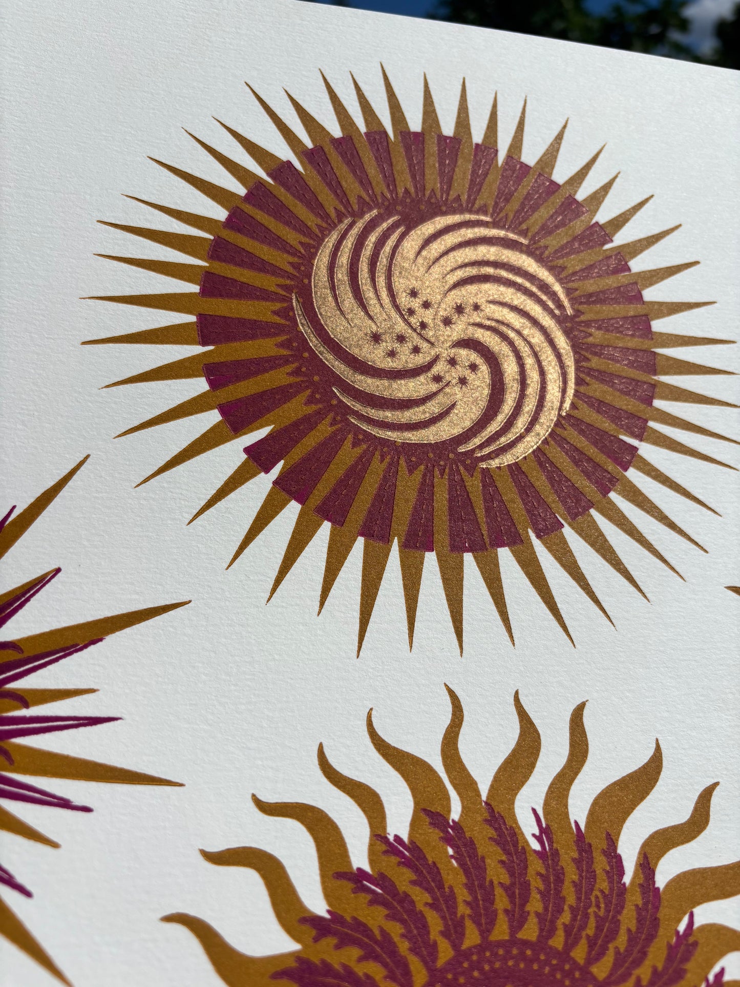 Hesperus limited edition linoprint