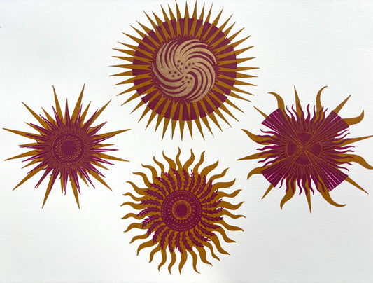 Hesperus limited edition linoprint