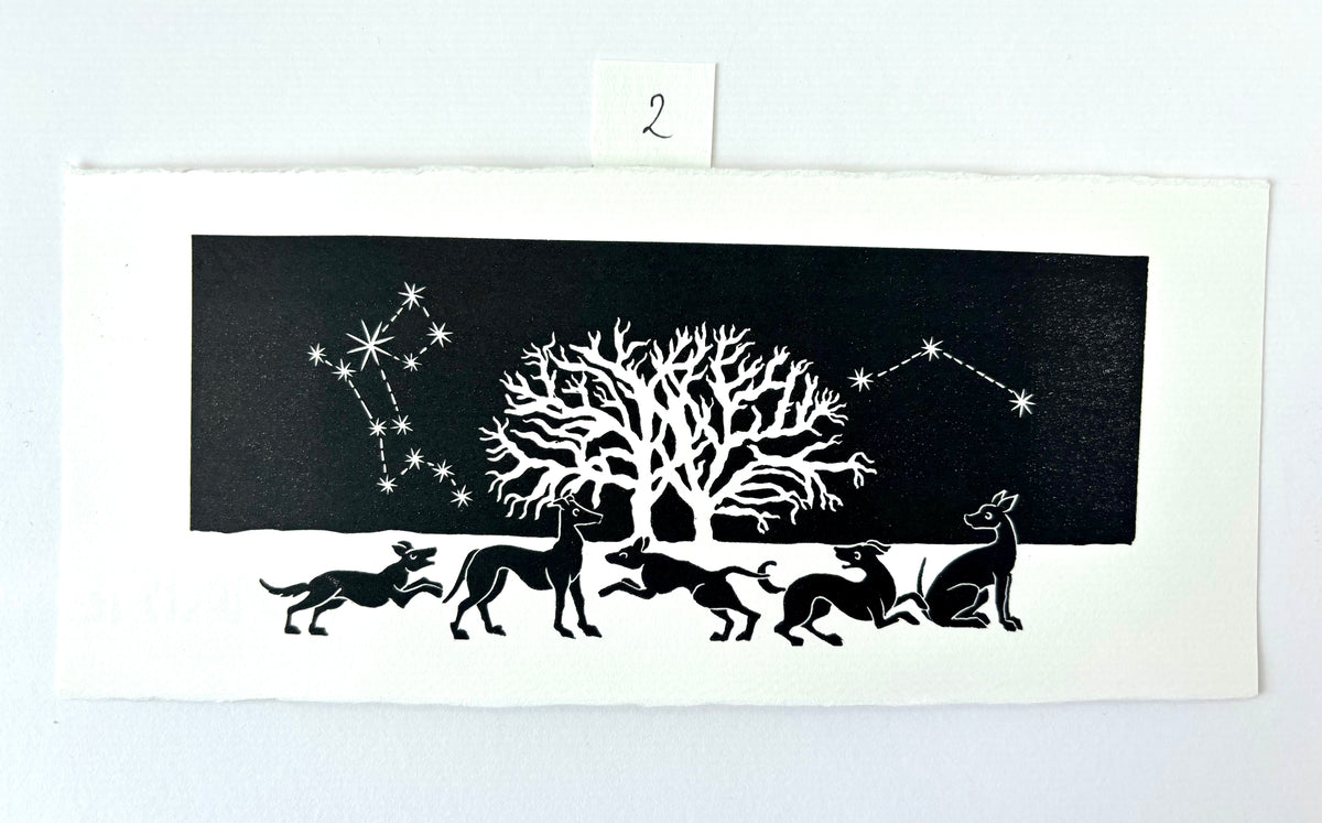 Super Seconds Festival Listing: Beasties on the Heath limited edition linoprint