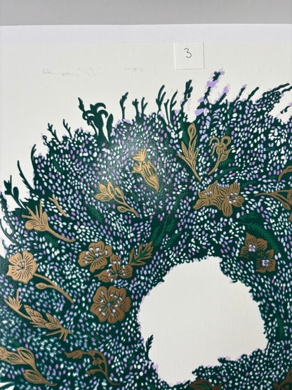 Super Seconds Festival Listing: Heathen limited edition linoprint