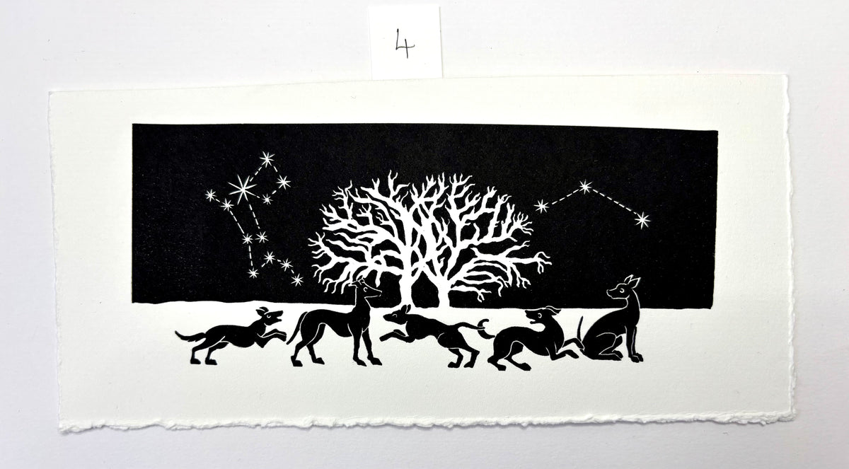 Super Seconds Festival Listing: Beasties on the Heath limited edition linoprint