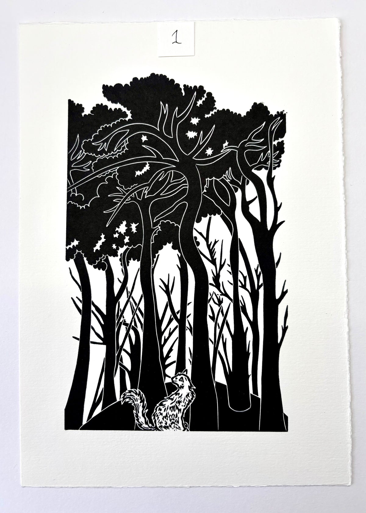 Super Seconds Festival Listing: Queen of the Tumulus limited edition linoprint