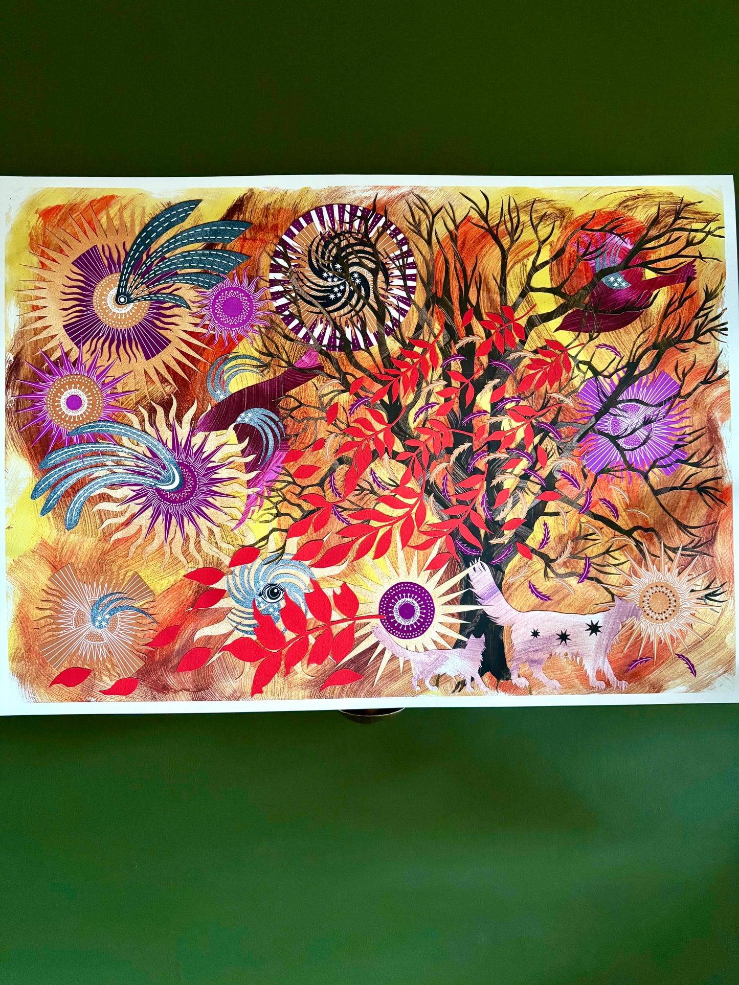 Autumn Chorus large Giclee Print