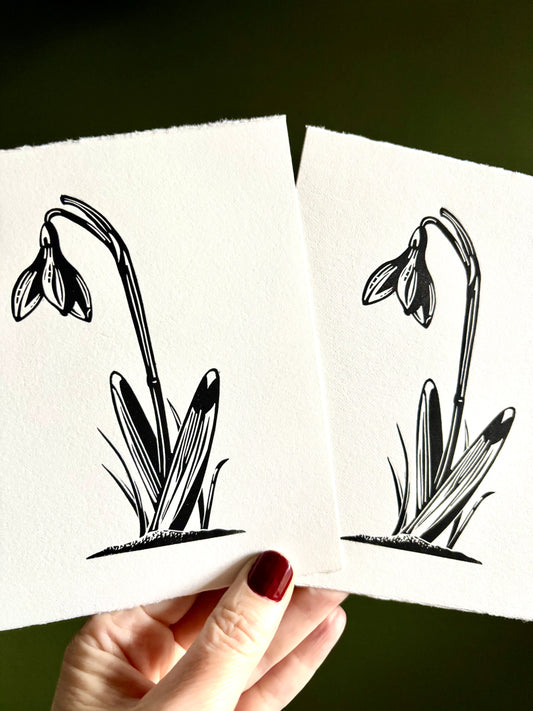 Imbolc linoprint