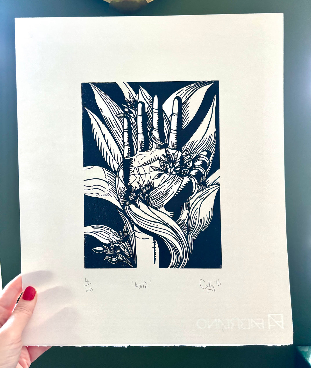Super Seconds Festival listing: Wild linoprint