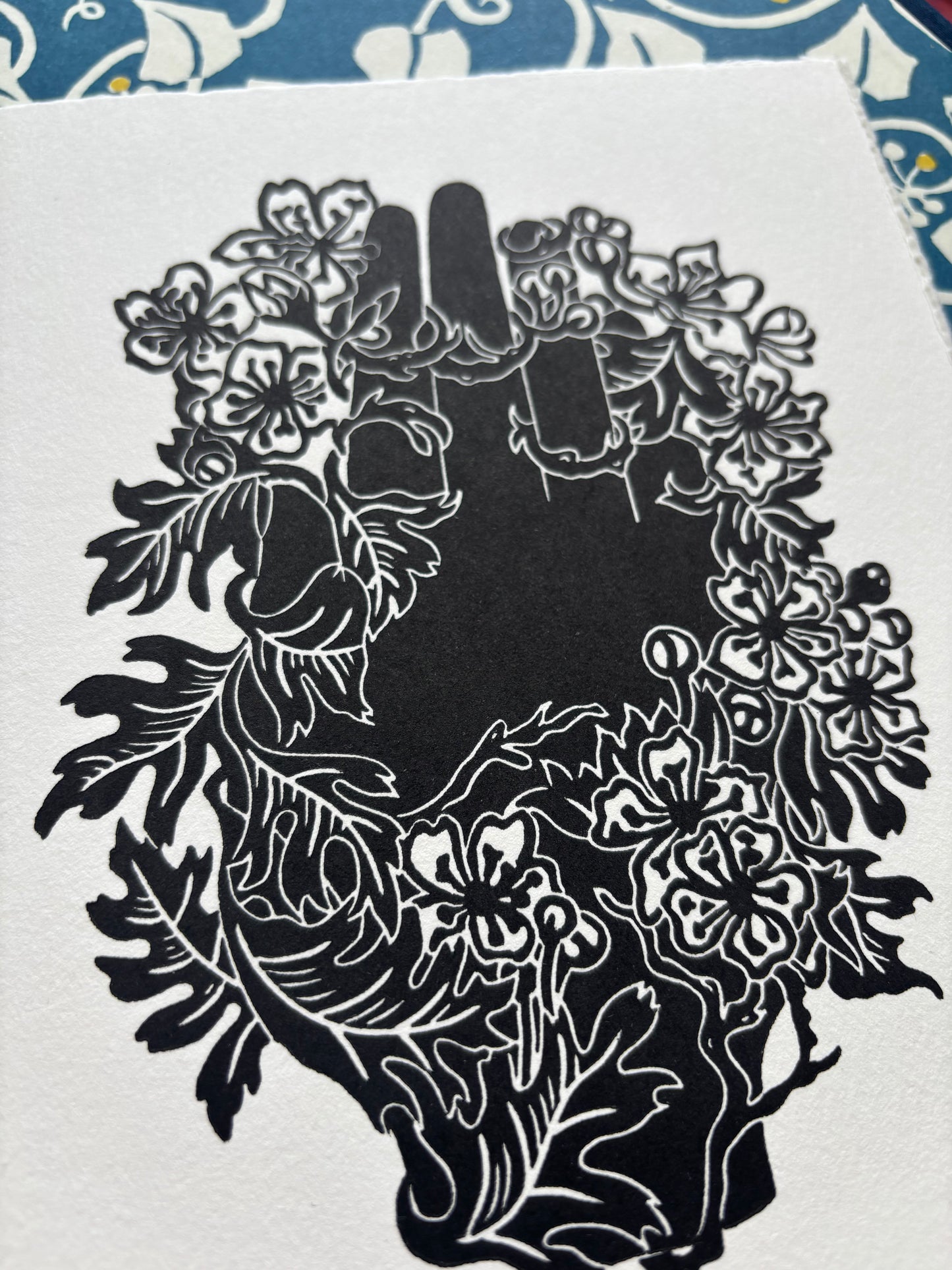 Huath limited edition linoprint
