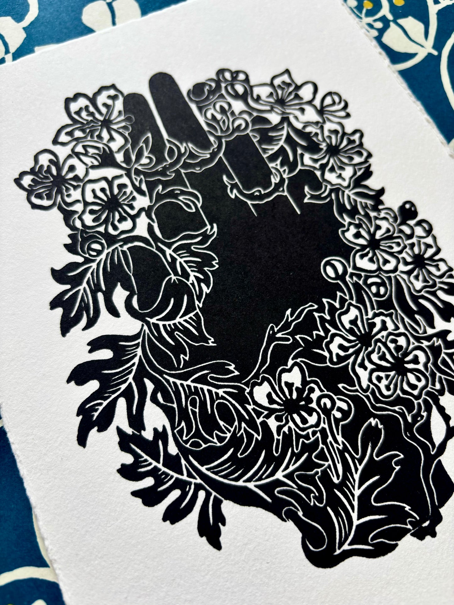 Huath limited edition linoprint