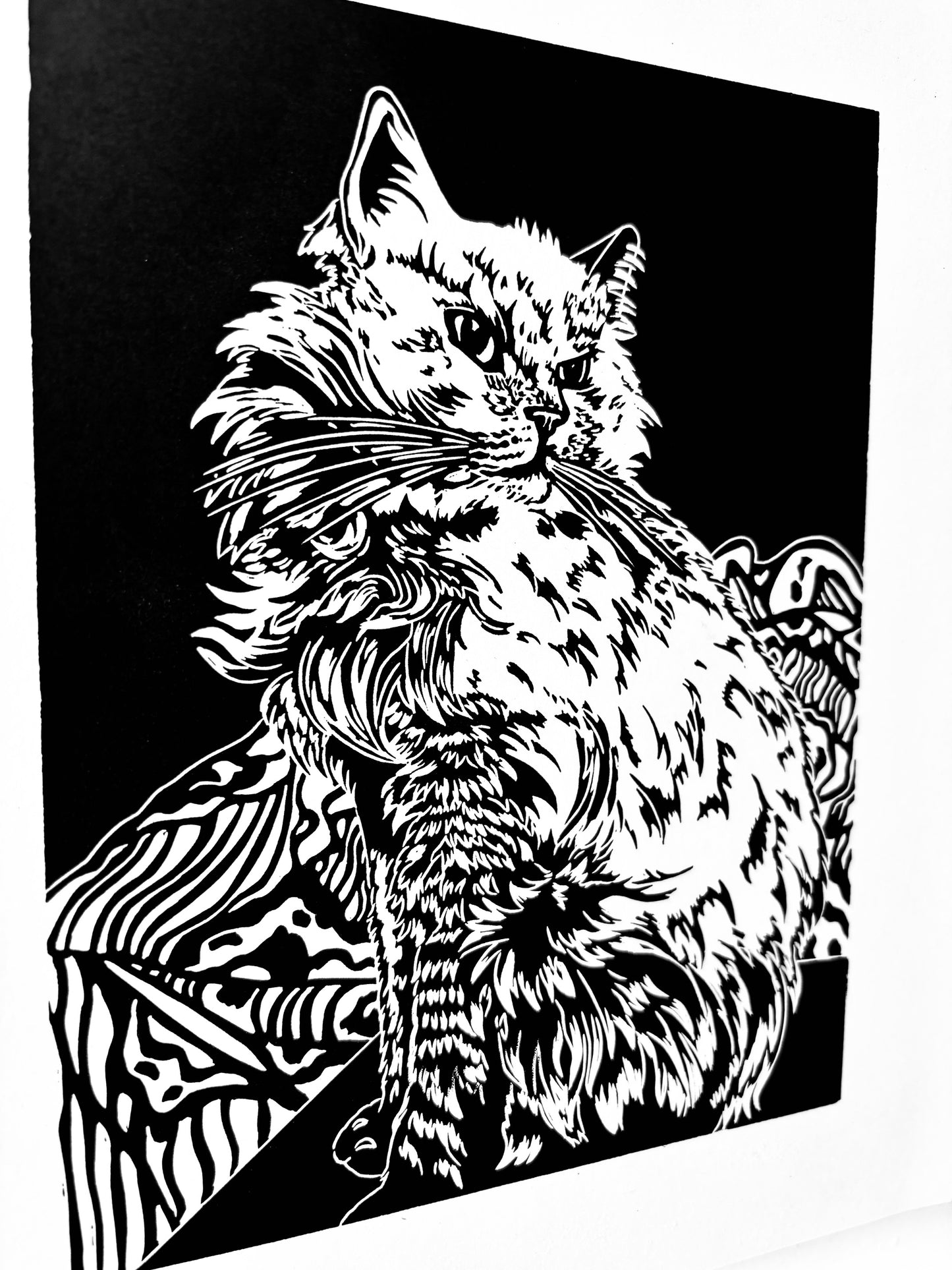 Queen Circe limited edition linoprint