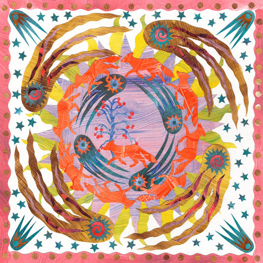 The Song of Foxes and Comets Giclee Print